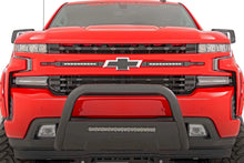 Load image into Gallery viewer, Rough Country LED Light Kit | Grille Mount | 10" Chrome Slimline Pair | Chevy Silverado 1500 (19-22) 70818 - Back View