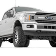 Load image into Gallery viewer, Rough Country LED Light Kit | Grille Mount | 10" Chrome Slimline Pair | Ford F-150 (18-20) 70809 - Back View