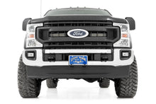 Load image into Gallery viewer, Rough Country LED Light Kit | Grille Mount | 10 Inch Black | Slimline | Ford F-250 Super Duty (20-22) 70898 - Side View