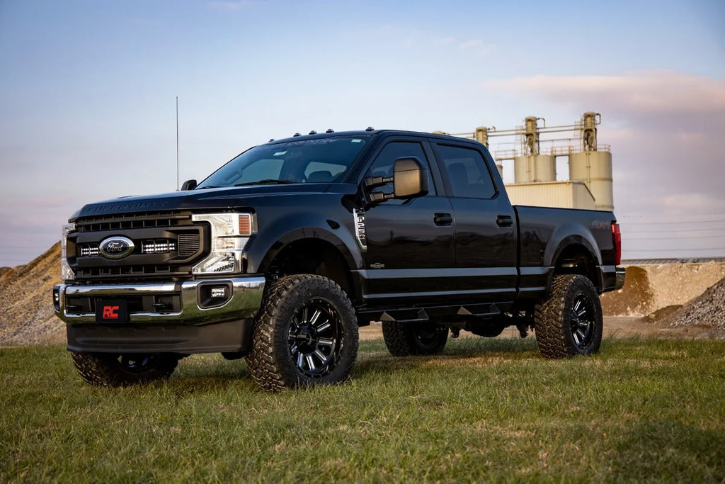 Rough Country LED Light Kit | Grille Mount | 10 Inch Black | Slimline | Ford F-250 Super Duty (20-22) 70898 - Additional V...