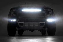 Load image into Gallery viewer, Rough Country LED Light Kit | Grille Mount | 30" Black Single Row | White DRL | Ford Raptor (17-20) 70701BLDRL - Additiona...