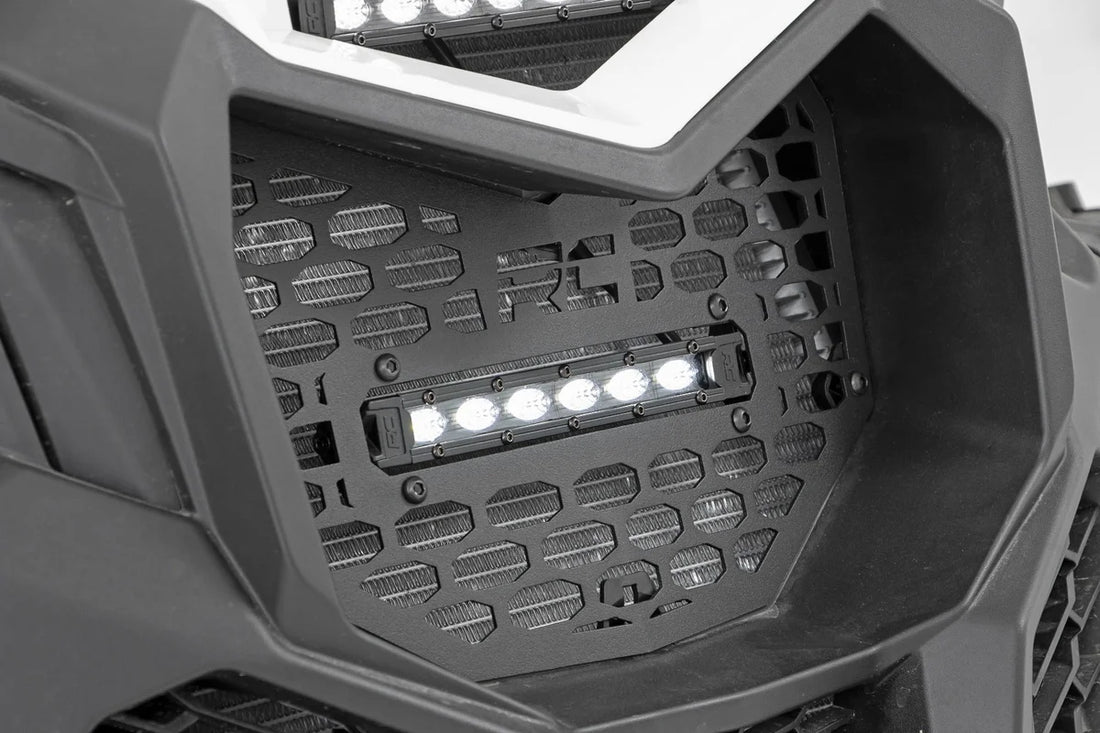 Rough Country LED Light Kit | Grille Mount | 6" Black Slimline | Can-Am Maverick X3 97022 - Additional View 6