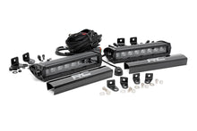 Load image into Gallery viewer, Rough Country LED Light Kit | Grille Mount | 8" Black Pair | Ford F-250 Super Duty (17-19) 70697 - Kit Contents