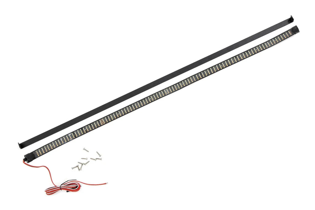 Rough Country LED Light Kit | Hood Bulge | 40" White/Amber Strip | Toyota Tundra (14-21) 70847 - Mounting View