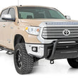 Load image into Gallery viewer, Rough Country LED Light Kit | Hood Bulge | 40" White/Amber Strip | Toyota Tundra (14-21) 70847 - Back View