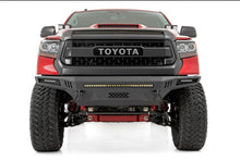 Load image into Gallery viewer, Rough Country LED Light Kit | Hood Bulge | 40" White/Amber Strip | Toyota Tundra (14-21) 70847 - Installation View