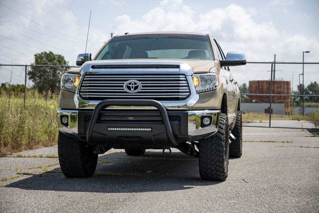 Rough Country LED Light Kit | Hood Bulge | 40" White/Amber Strip | Toyota Tundra (14-21) 70847 - Additional View 5