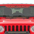 Load image into Gallery viewer, Rough Country LED Light Kit | Hood Mount | 30" Black Single Row | Jeep Gladiator JT/Wrangler JL (18-24) 70054 - Side View