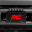 Load image into Gallery viewer, Rough Country LED Light Kit | License Plate Mount | 8" Single Row Black Series 70183 - Installation View