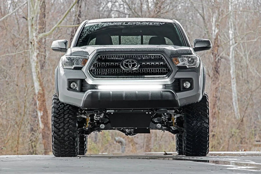 Rough Country LED Light Kit | Lower Grille Mount | 30" Spectrum Single Row | Toyota Tacoma (16-23) 80668 - Front View