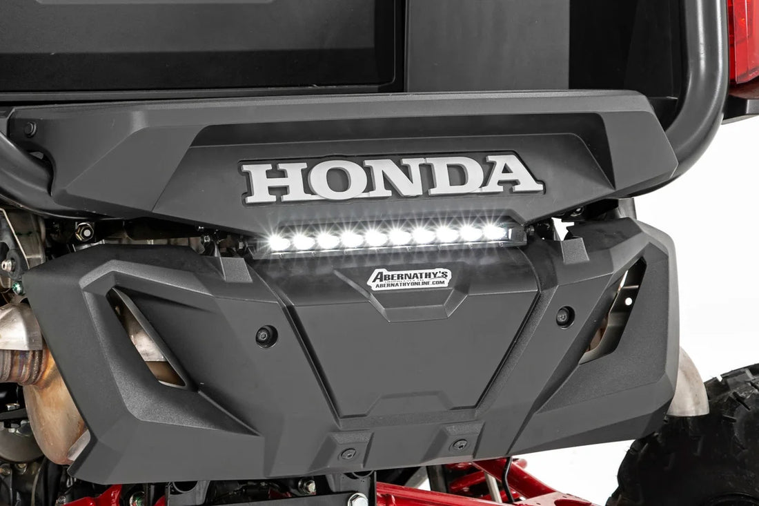 Rough Country LED Light Kit | Rear Mount | 10" Black Slimline | Honda Talon 92027 - Installation View