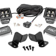 Load image into Gallery viewer, Rough Country LED Light Kit | Rear Mount | 2" Black Pair | White DRL | Segway 570 F - Rear View