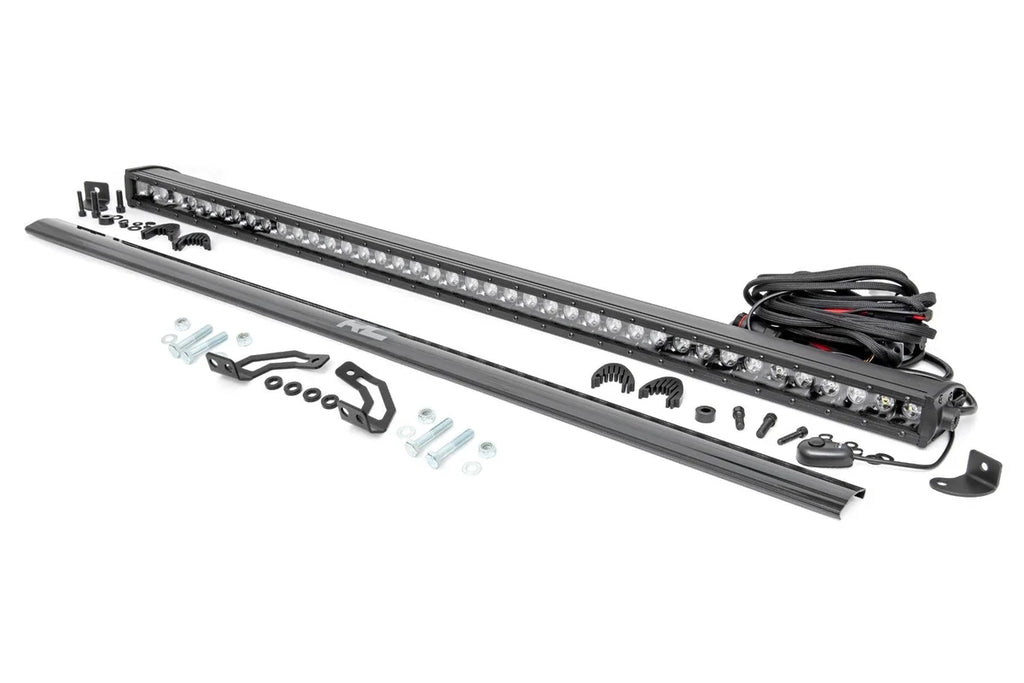 Rough Country LED Light Kit | Rear Mount | 40" Black Single Row | Polaris RZR 1000XP4 (2024) - Rear View