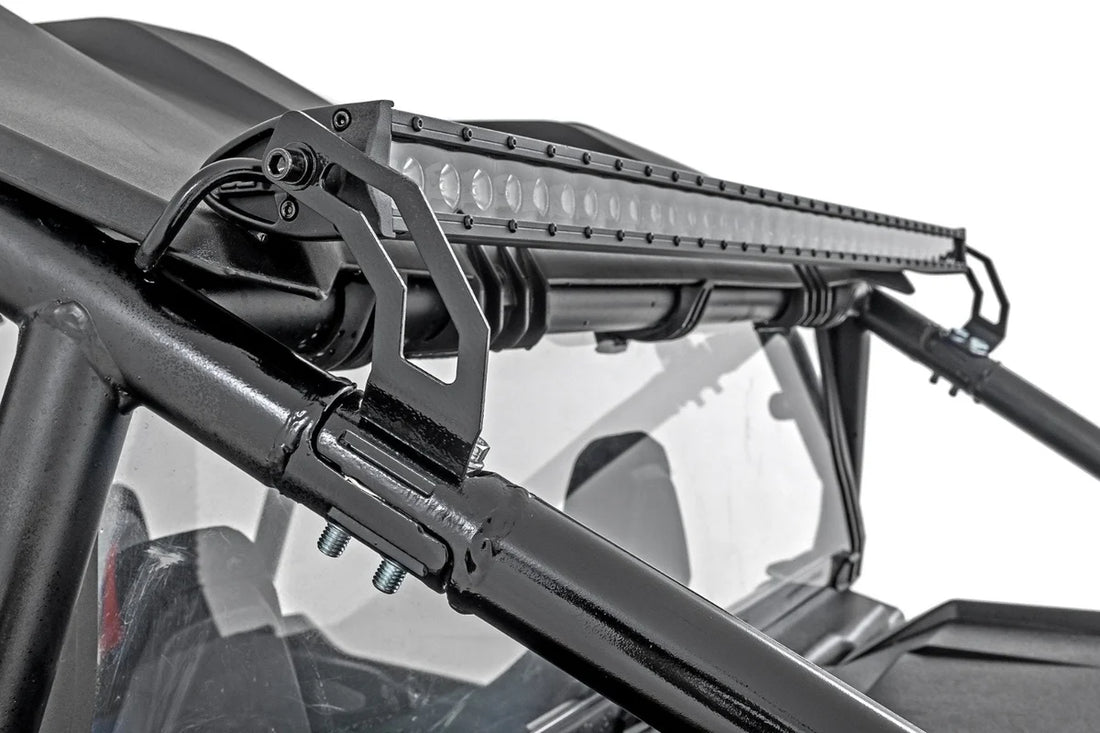 Rough Country LED Light Kit | Rear Mount | 40" Black Single Row | Polaris RZR 1000XP4 (2024) - Back View