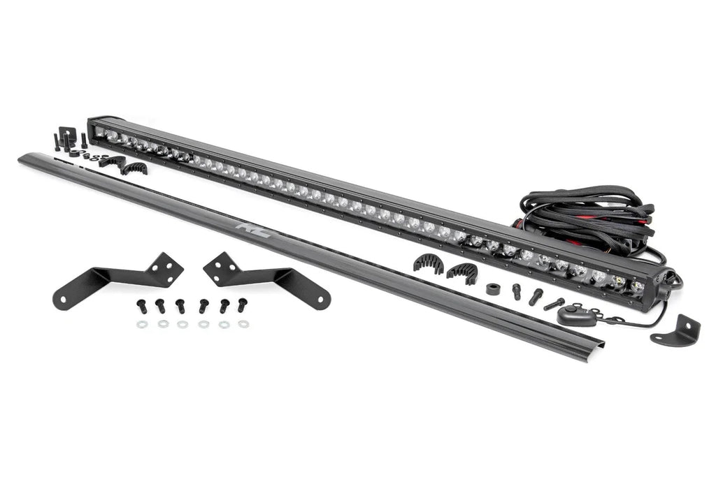 Rough Country LED Light Kit | Rear Mount | 50" Black-Series Single Row | CF Moto UForce 1000 Pro - Rear View