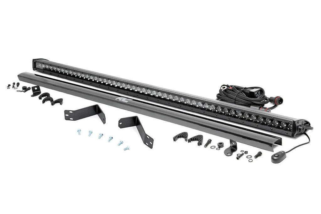 Rough Country LED Light Kit | Rear Mount | 50" Black Single Row | CFMOTO UFORCE 1000 96115 - Rear View