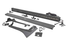 Load image into Gallery viewer, Rough Country LED Light Kit | Windshield | 50" BLK Dual Row | Amber DRL | Jeep Gladiator JT/Wrangler JL (18-24) 70068 - Ma...