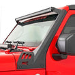 Load image into Gallery viewer, Rough Country LED Light Kit | Windshield | 50" BLK Single Row | WHT DRL | Jeep Gladiator JT/Wrangler JL (18-24) 70066 - Si...