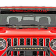 Load image into Gallery viewer, Rough Country LED Light Kit | Windshield | 50" BLK Single Row | WHT DRL | Jeep Gladiator JT/Wrangler JL (18-24) 70066 - Ad...
