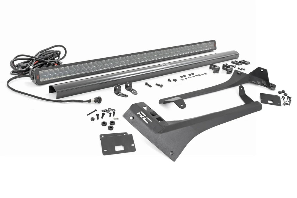 Rough Country LED Light Kit | Windshield | 50" Spectrum Dual Row | Jeep Gladiator JT/Wrangler JL (18-24) 80069 - Main Prod...