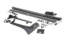 Load image into Gallery viewer, Rough Country LED Light Kit | Windshield Mount | 50" BLK Single Row | Jeep Gladiator JT/Wrangler JL (18-24) 70065 - Main P...