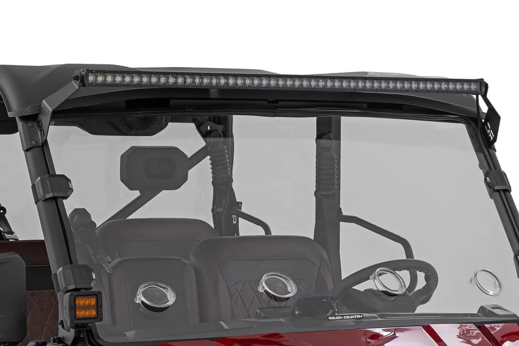 Rough Country LED Light Mount | 50" Spectrum Series Single Row | CFMOTO UFORCE U10 Pro 71214 - Side View