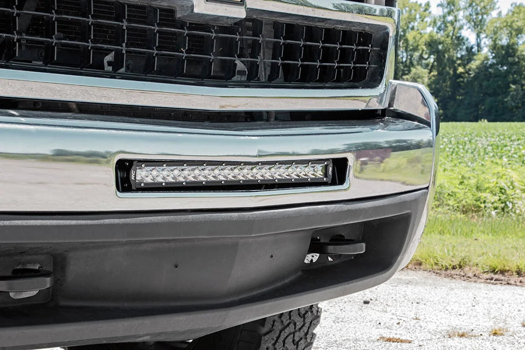 Rough Country LED Light Mount | Bumper | 20" | Chevy Silverado 1500 (07-13)/Silverado 2500 HD (07-10) 70523 - Installation...