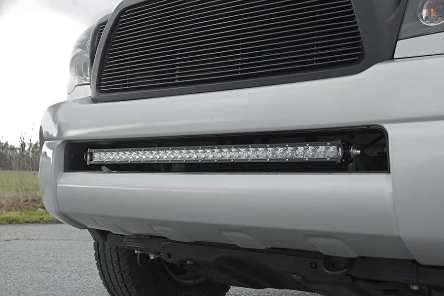 Rough Country LED Light Mount | Lower Grill | 30" | Toyota Tacoma 2WD/4WD (2005-2015) 70542 - Mounting View