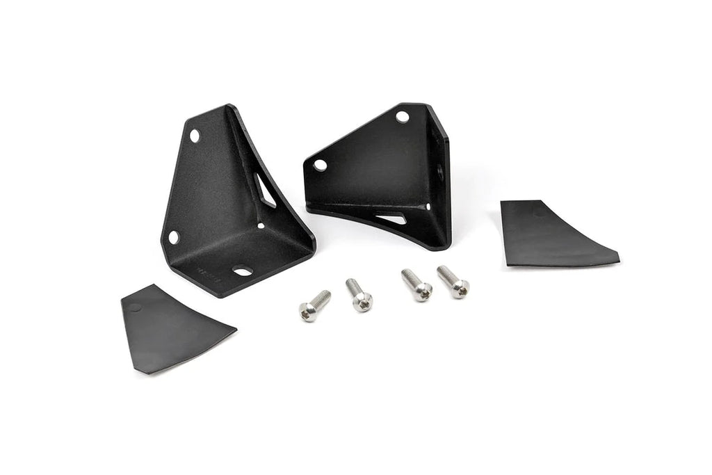 Rough Country LED Light Mount | Lower Windshield | Pod Pair | Jeep Wrangler YJ 4WD (87-95) 70510 - Side View