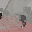 Load image into Gallery viewer, Rough Country LED Light Mount | Lower Windshield | Pod | Jeep Wrangler TJ (97-06)/Wrangler Unlimited (04-06) 70043 - Side ...