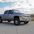 Load image into Gallery viewer, Rough Country LED Light Mount | Upper Windshield | 50" Curved | Chevy/GMC 1500/1500 SUV/2500HD/3500HD (07-14) 70507 - Inst...