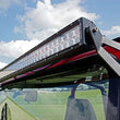 Load image into Gallery viewer, Rough Country LED Light Mount | Upper Windshield | 50" Straight | Jeep Wrangler YJ (87-95) 70508 - Installation View