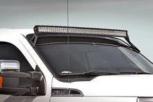 Load image into Gallery viewer, Rough Country LED Light Mount | Upper Windshield | 54" Curved | Ford F-250/F-350 Super Duty (99-16) 70516 - Installation View