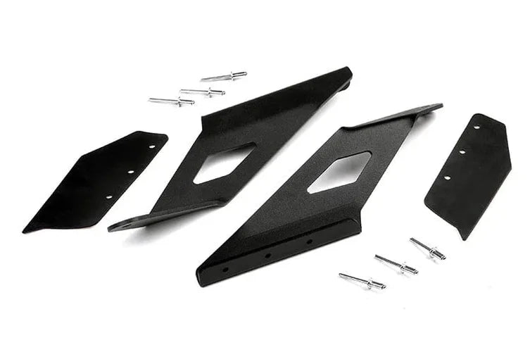 Rough Country LED Light Mount | Upper Windshield | 54" Curved | Chevy/GMC 1500 (14-18 & Classic) 70514 - Mounting View