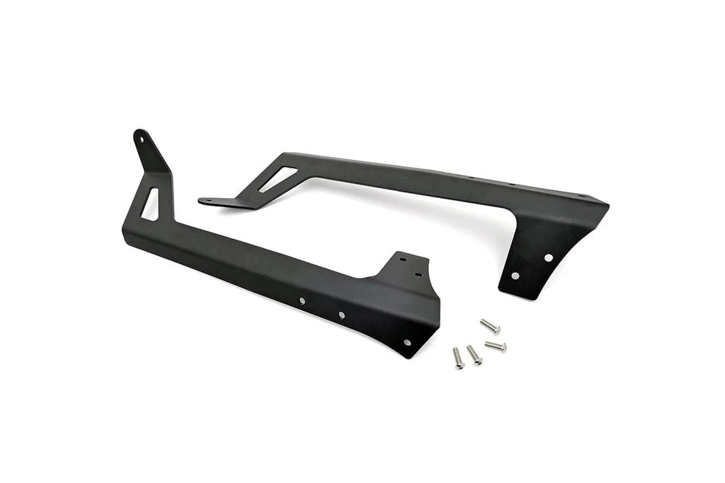 Rough Country LED Light Mounts | Upper Windshield | 50" | Jeep Wrangler JK/Wrangler Unlimited (07-18) 70504 - Mounting View