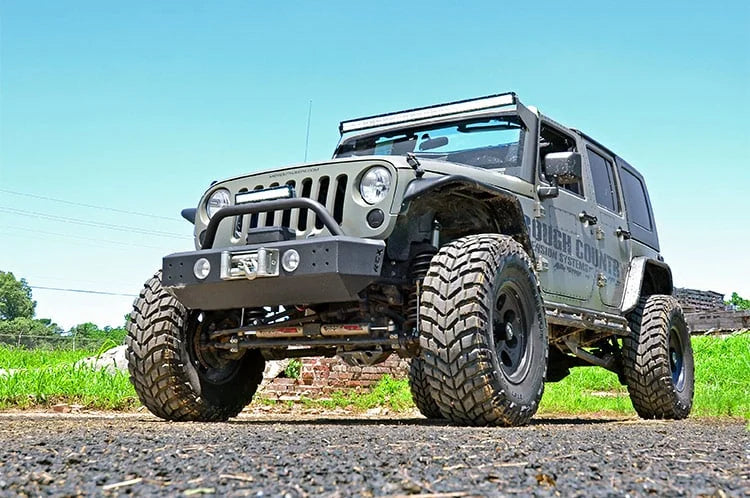 Rough Country LED Light Mounts | Upper Windshield | 50" | Jeep Wrangler JK/Wrangler Unlimited (07-18) 70504 - Installation...