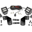 Load image into Gallery viewer, Rough Country LED Light | RR Cage Mount | 2" Black Flood Pair | Polaris Ranger 1000/Ranger XP 900/1000 93145 - Rear View