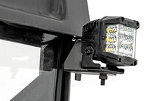 Load image into Gallery viewer, Rough Country LED Light | RR Cage Mount | 2" Black Flood Pair | Polaris Ranger 1000/Ranger XP 900/1000 93145 - Additional ...
