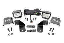 Load image into Gallery viewer, Rough Country LED Light | RR Cage Mount | 2" Chrome Pair | Wide Angle | Polaris Ranger 1000/Ranger XP 900/1000 93144 - Rea...