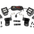 Load image into Gallery viewer, Rough Country LED Light | Rear Mount | 2" Black Pair | Flood | Polaris Ranger 1000/Ranger XP 1000 93083 - Rear View