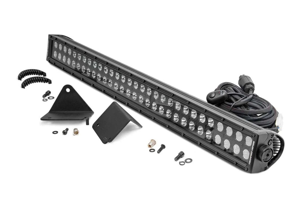 Rough Country LED Light | Under Bed | 30" Black Dual Row | Can-Am Defender HD 5/HD 8/HD 9/HD 10 71014