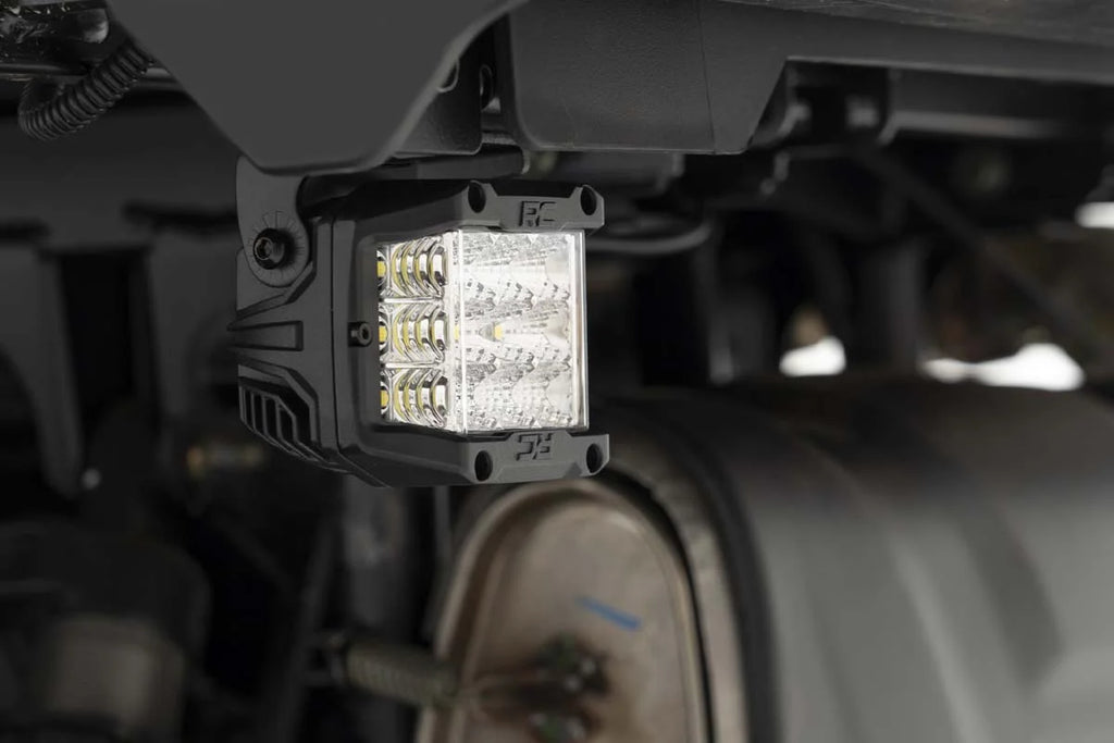 Rough Country LED Light | Under Bed Mount | 2" Chrome Pair | Wide Angle | Polaris General/General XP 93032 - Installation ...