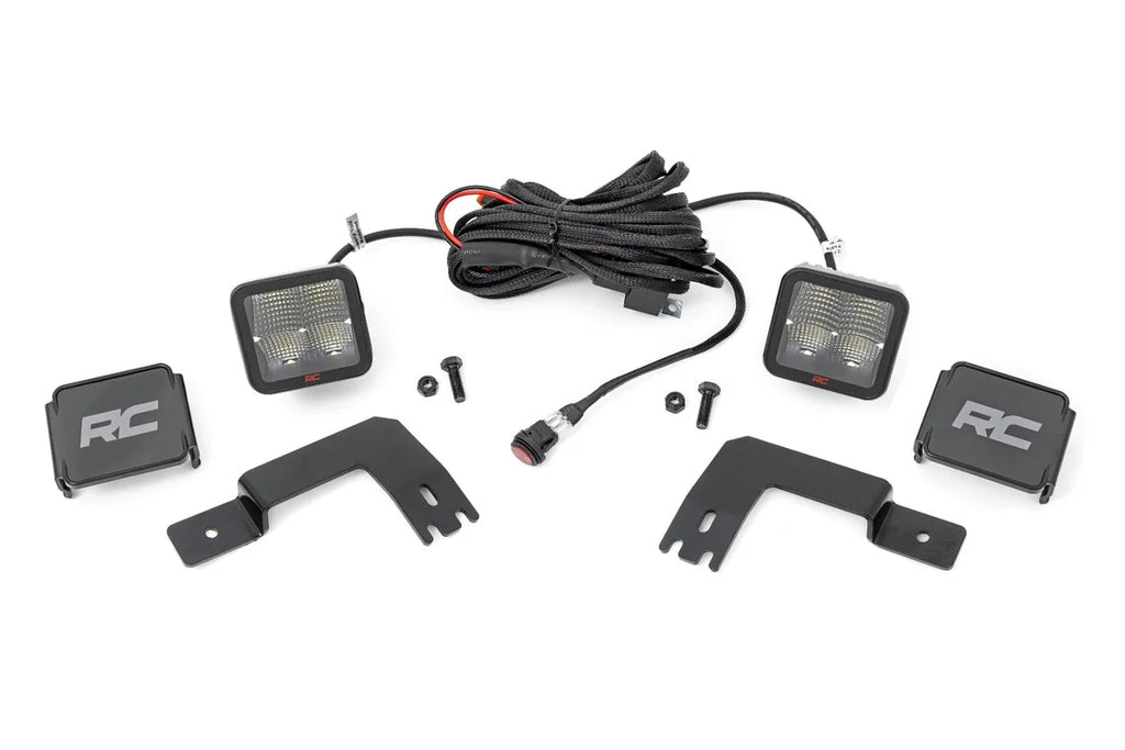 Rough Country LED Light | Under Bed Mount | 2" Spectrum Pair | Polaris XPEDITION ADV 5 - Underside View