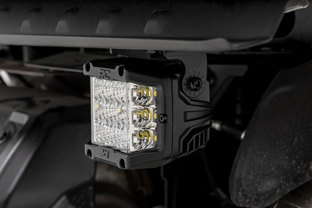 Rough Country LED Light | Under Bed Mount | 2" Spectrum Pair | Polaris XPEDITION ADV 5 - Underside View