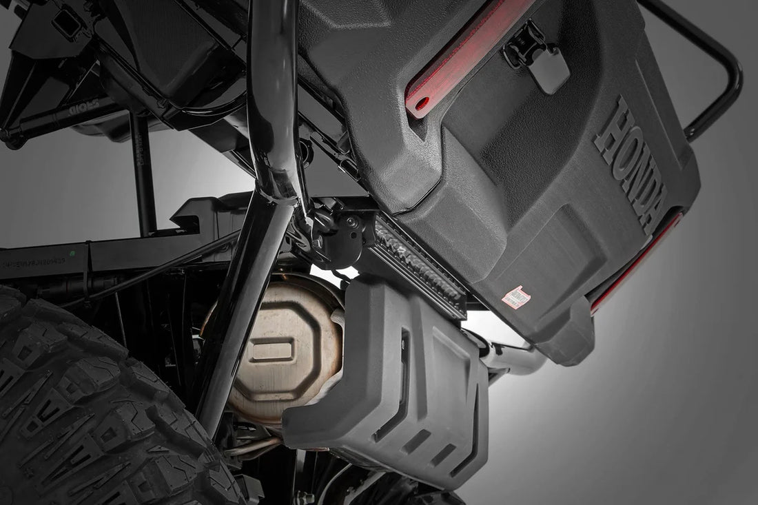 Rough Country LED Light | Under Bed Mount | 20" Black Single Row | Honda Pioneer 1000/1000-5 92006 - Underside View