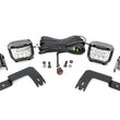 Load image into Gallery viewer, Rough Country LED Light | Under Bed Mount | 3" Chrome Pair | Wide Angle | Polaris XPEDITION ADV 5 - Underside View