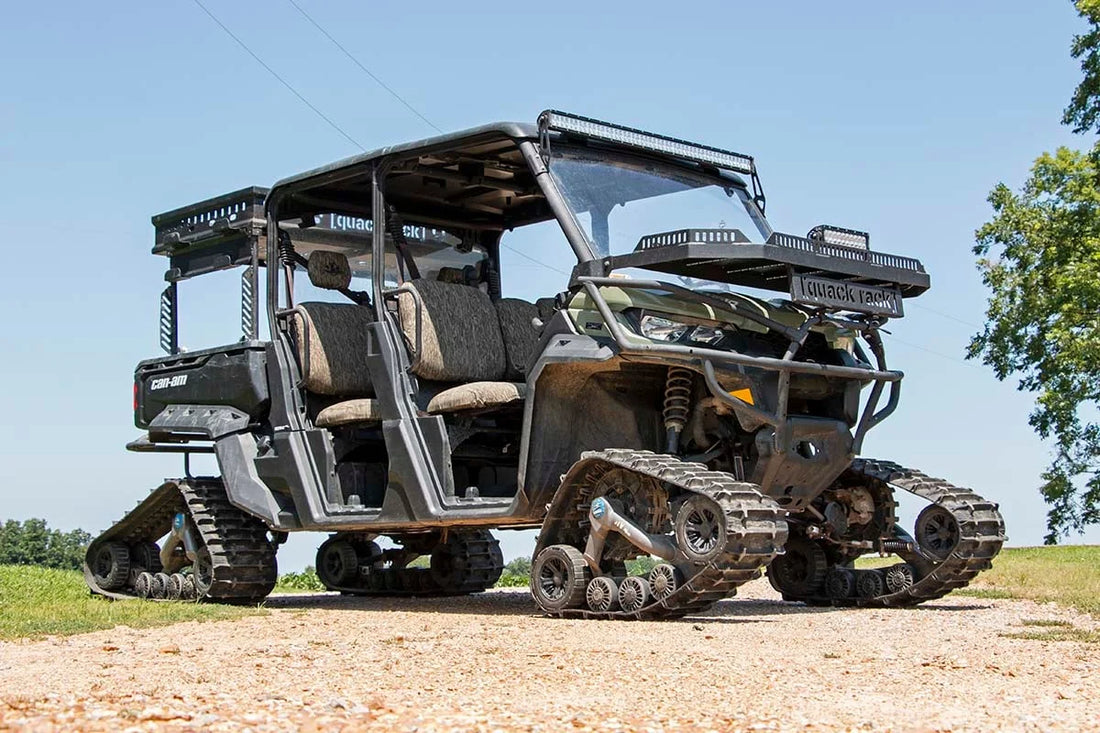 Rough Country LED Light | Windshield | 50" Black Dual Row | Can-Am Defender HD 5/HD 8/HD 9/HD 10 71007 - Detail View