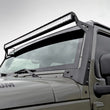 Load image into Gallery viewer, Rough Country LED Light | Windshield Mnt | 50" Black Dual Row | White DRL | Jeep Wrangler JK (07-18) 70504BLDRL - Installa...