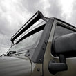 Load image into Gallery viewer, Rough Country LED Light | Windshield Mnt | 50" Black Dual Row | White DRL | Jeep Wrangler JK (07-18) 70504BLDRL - Installa...