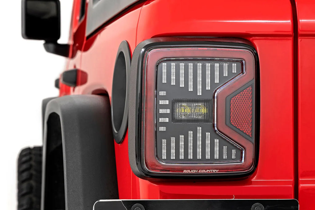 Rough Country LED Tail light | Jeep Wrangler JL (18-24)/Wrangler Unlimited (18-24) RCH5900 - Installation View